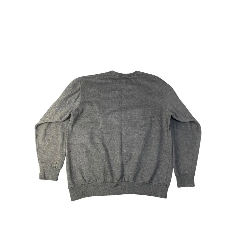 NFL Team Apparel Men’s Medium Denver Broncos Football Grey Crewneck Sweatshirt